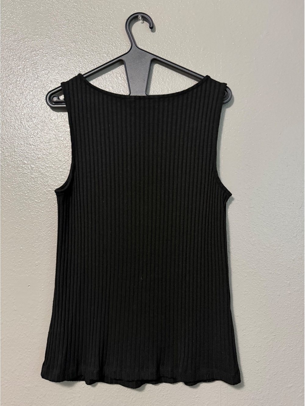 Liverpool Los Angeles Women’s Black Ribbed Sleeveless Tank M - Picture 3 of 8